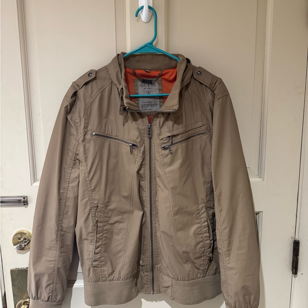 GUESS Men's Tan Jacket